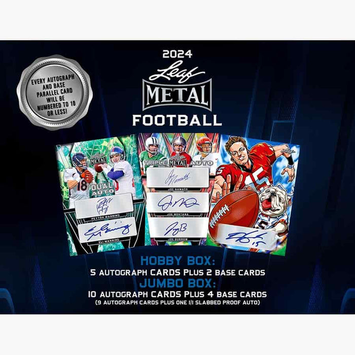 2024 Leaf Metal Football Hobby Box