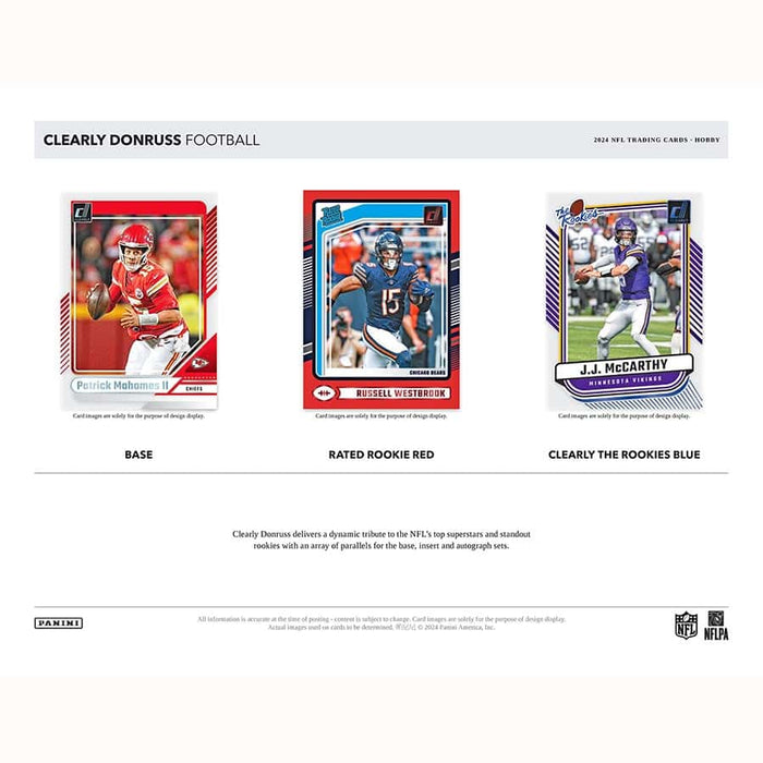 2024 Clearly Donruss Football Hobby Box
