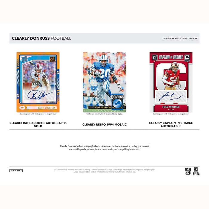 2024 Clearly Donruss Football Hobby Box