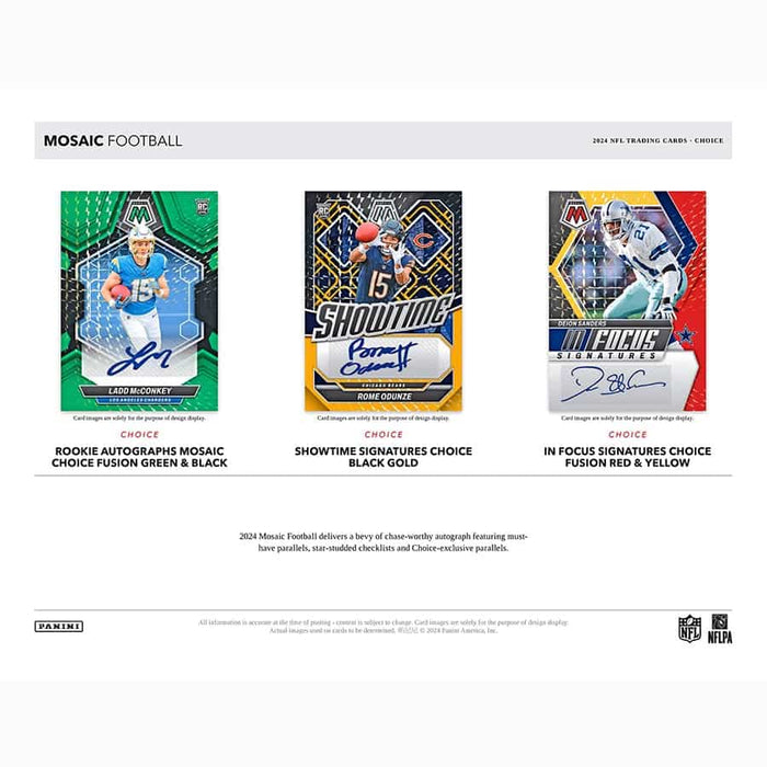 2024 Mosaic Choice Football Hobby Box