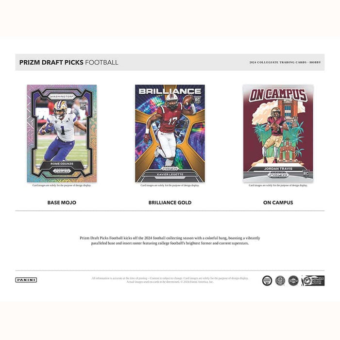 2024 Prizm Draft Picks Collegiate Football Hobby Box