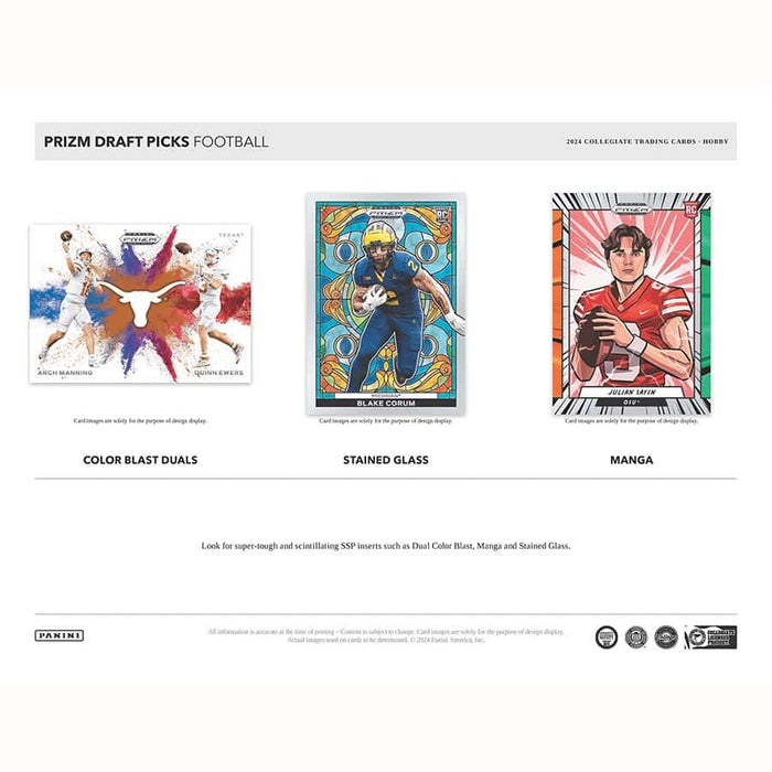 2024 Prizm Draft Picks Collegiate Football Hobby Box