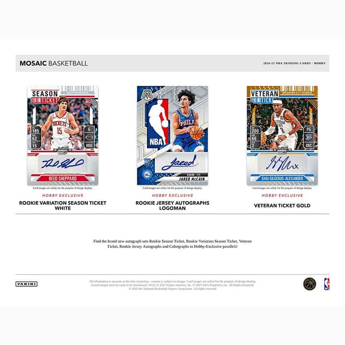 2024-25 Mosaic Basketball Hobby Box