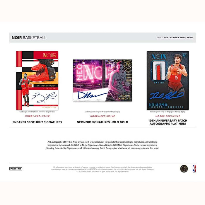 2024-25 Noir Basketball Hobby Box
