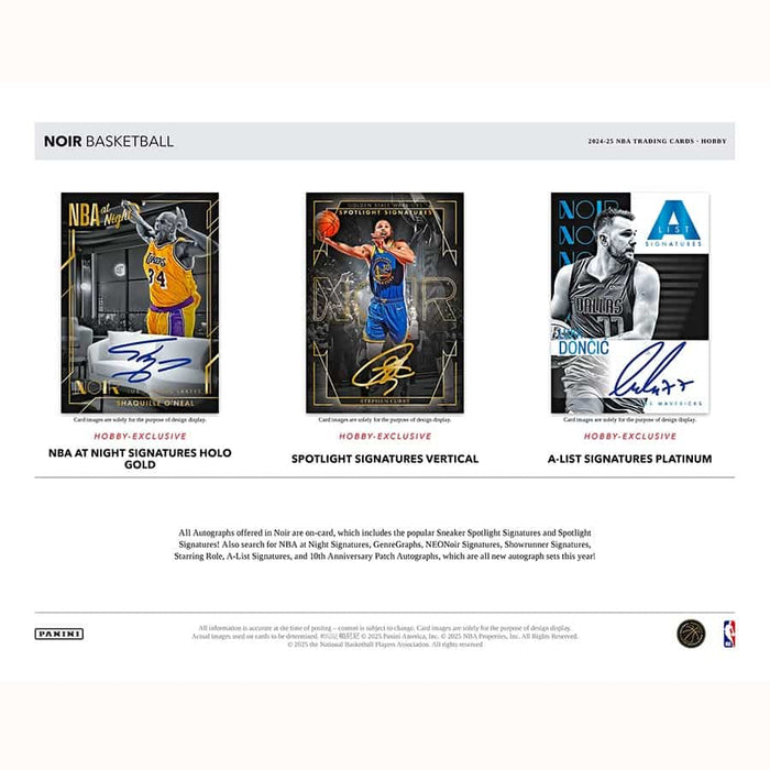 2024-25 Noir Basketball Hobby Box