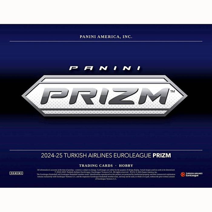 2024-25 Prizm Euroleague Basketball Hobby Box