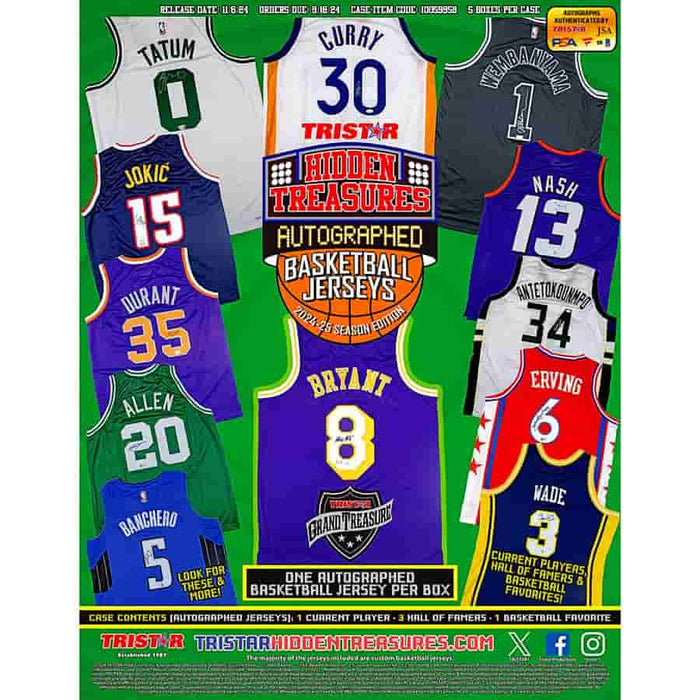 2024-25 Hidden Treasures Autographed Basketball Jerseys Box