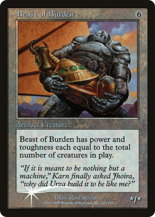 Beast of Burden (No Date) (5) (PRE)