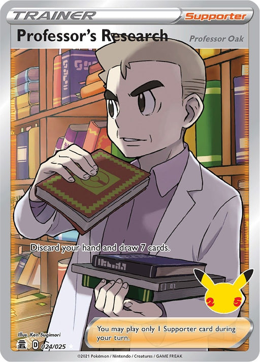 Image for Professor's Research (Full Art) (024/025) (CLB) - Pokemon