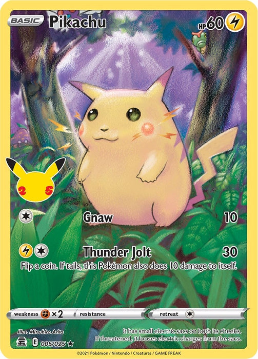 Image for Pikachu (005/025) (CLB) - Pokemon