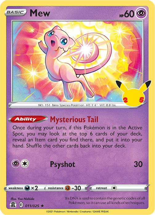 Image for Mew (011/025) (CLB) - Pokemon