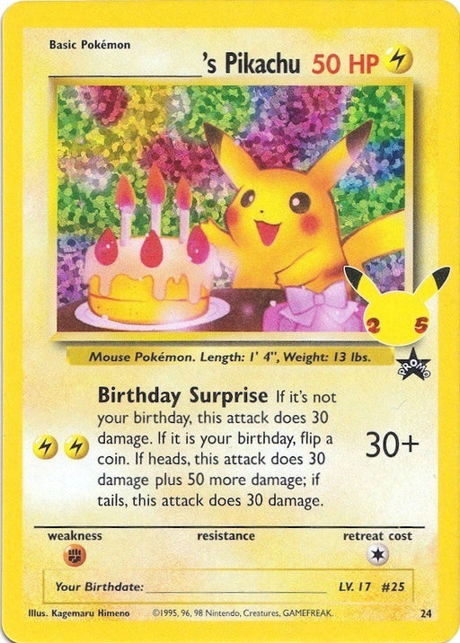 Image for ______'s Pikachu (24/53) (CCC) - Pokemon