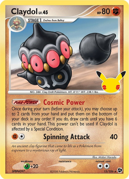 Image for Claydol (15/106) (CCC) - Pokemon