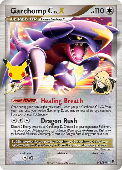 Image for Garchomp C LV.X (145/147) (CCC) - Pokemon