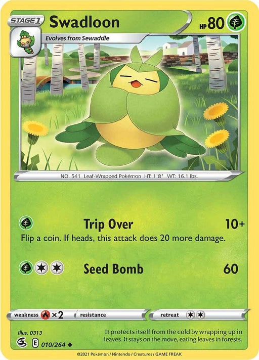Image for Swadloon (010/264) (SWSH08) - Pokemon