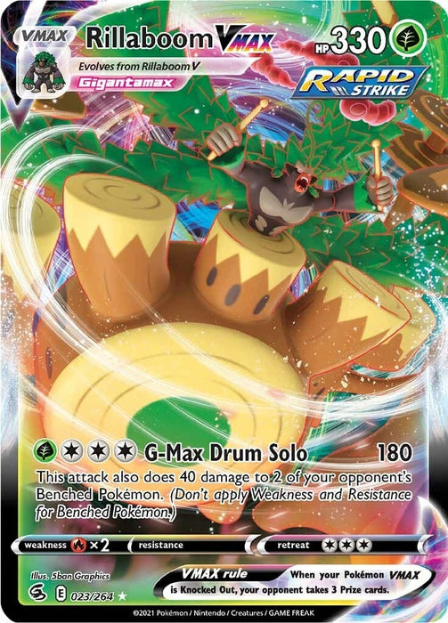 Rillaboom VMAX (023/264) (SWSH08)