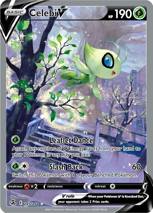 Celebi V (Alternate Full Art) (245/264) (SWSH08)