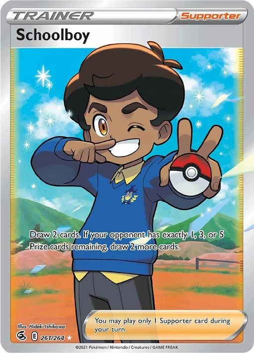 Image for Schoolboy (Full Art) (261/264) (SWSH08) - Pokemon