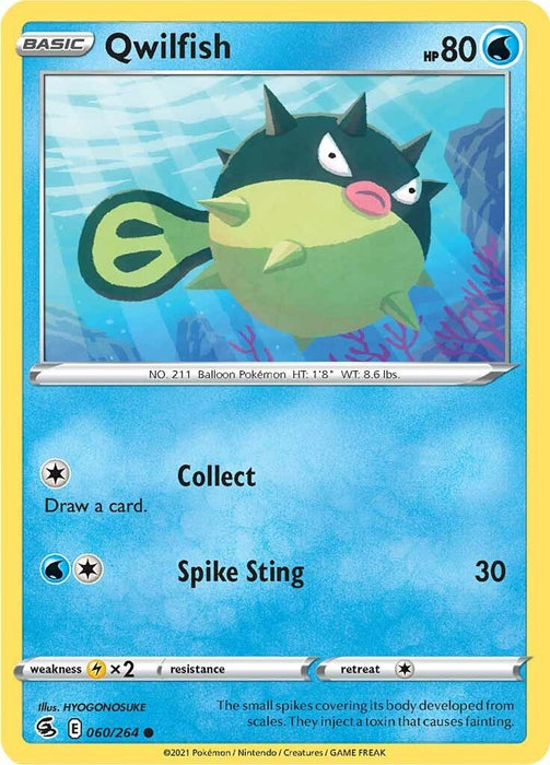 Image for Qwilfish (060/264) (SWSH08) - Pokemon