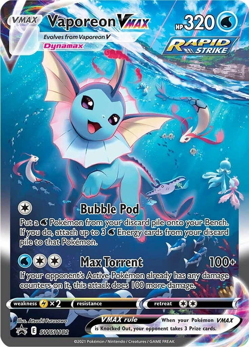 Vaporeon VMAX - SWSH182 (SWSH182) (SWSD)
