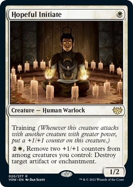 Image for Hopeful Initiate (20) (VOW) - Magic: The Gathering