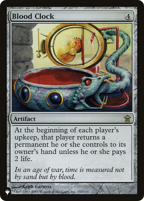 Blood Clock (153/165) (LIST)