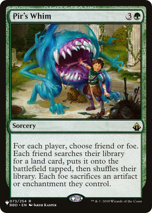 Pir's Whim (073/254) (LIST)