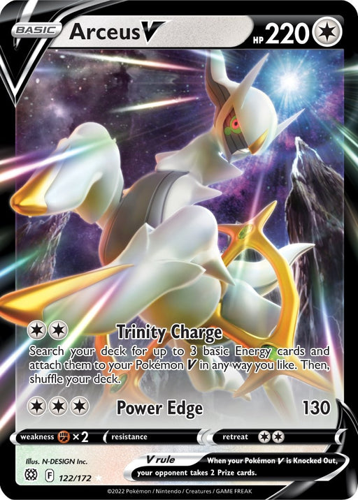 Image for Arceus V (122/172) (SWSH09) - Pokemon