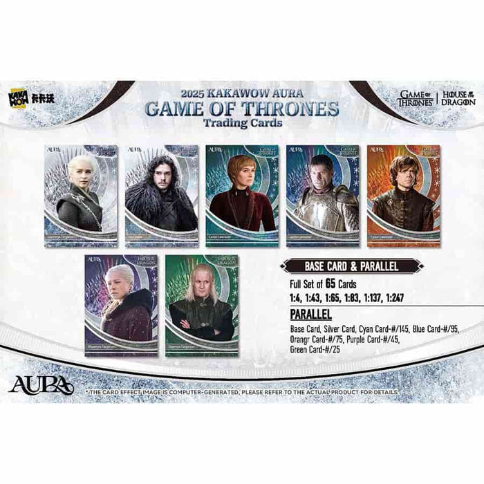 Kakawow: 2025 Aura - Game of Thrones Trading Cards Hobby Box