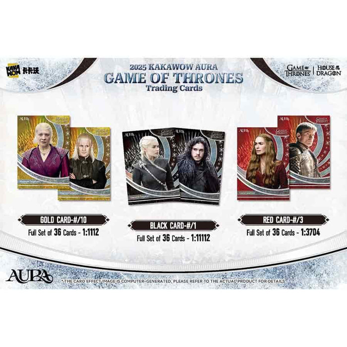 Kakawow: 2025 Aura - Game of Thrones Trading Cards Hobby Box