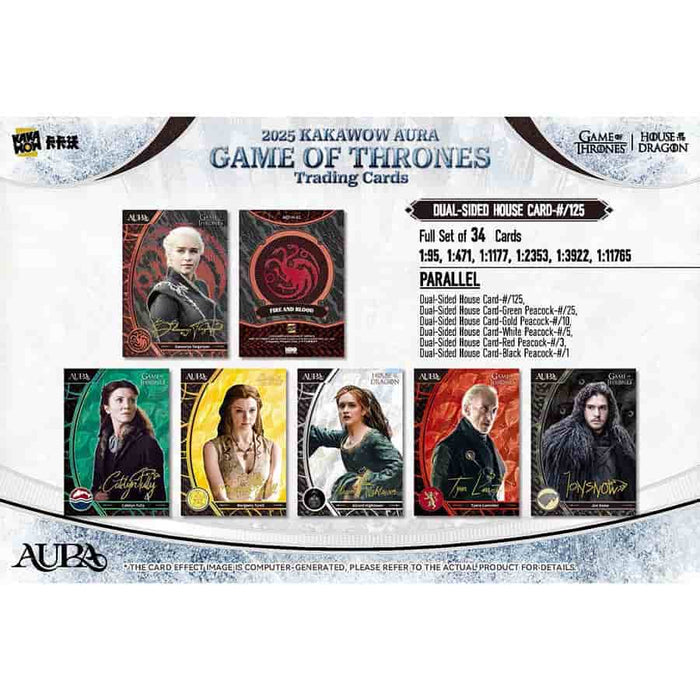 Kakawow: 2025 Aura - Game of Thrones Trading Cards Hobby Box