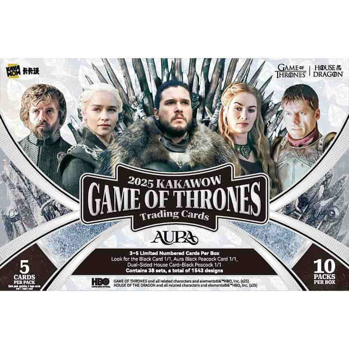 Kakawow: 2025 Aura - Game of Thrones Trading Cards Hobby Box