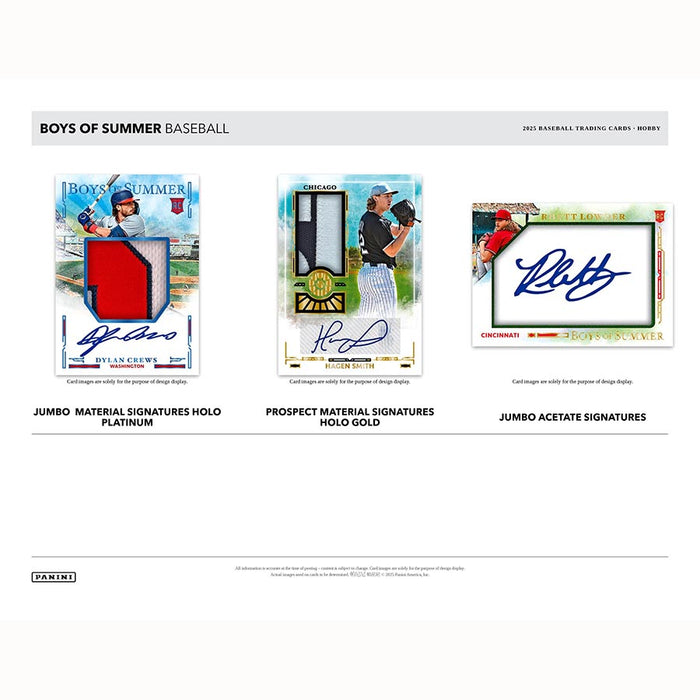2025 Boys of Summer Baseball Hobby Box