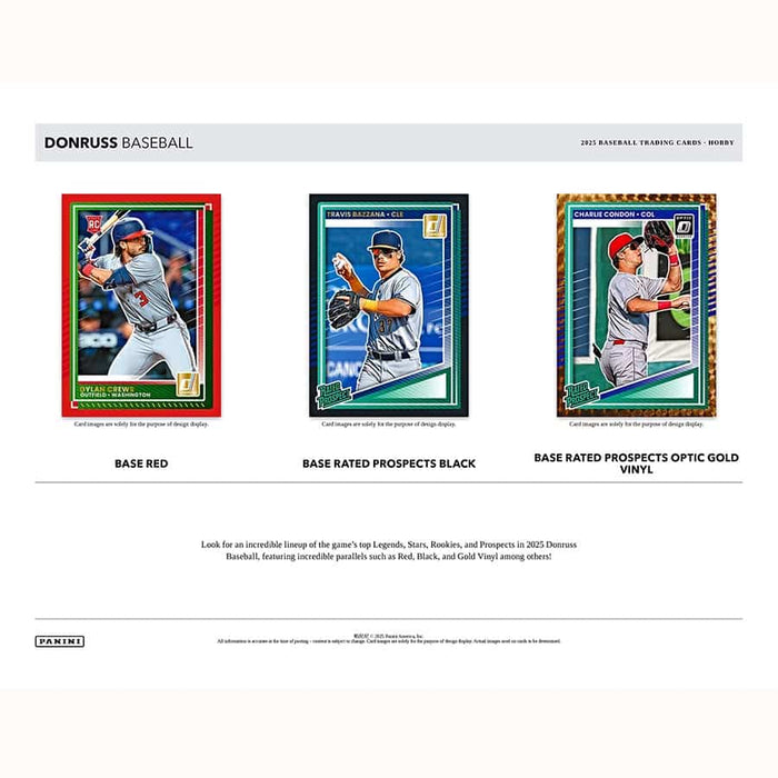 2025 Donruss Baseball Hobby Box