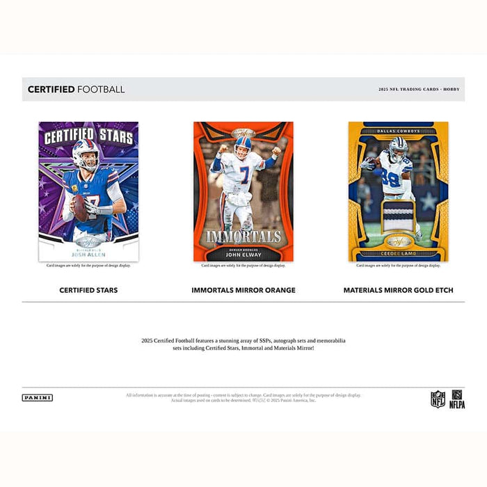 2025 Certified Football Hobby Box