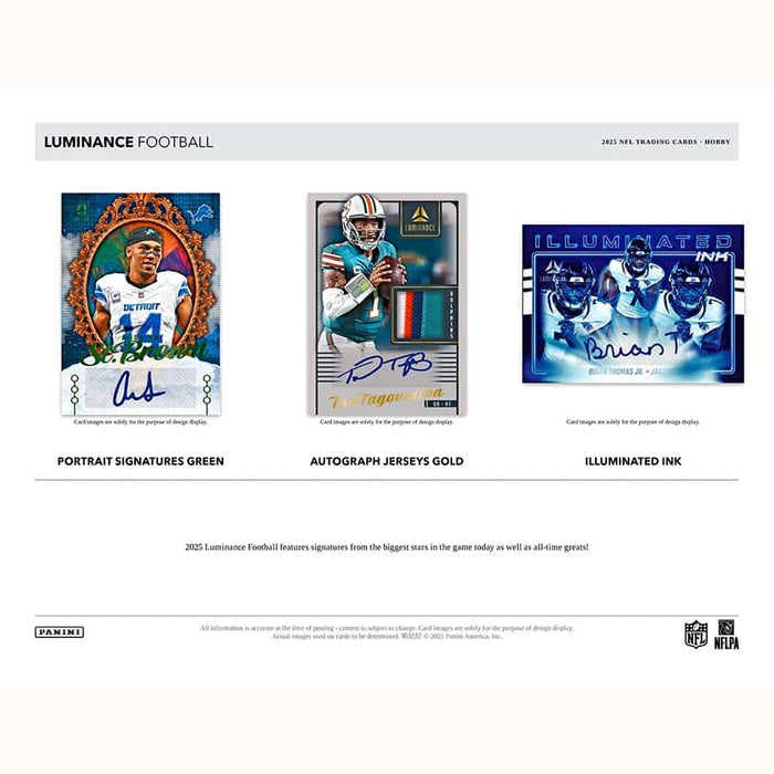 2025 Luminance Football Hobby Box