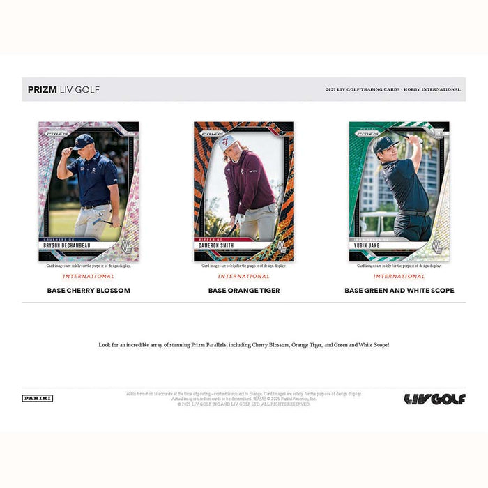 2025 Prizm LIV Golf Hobby Box