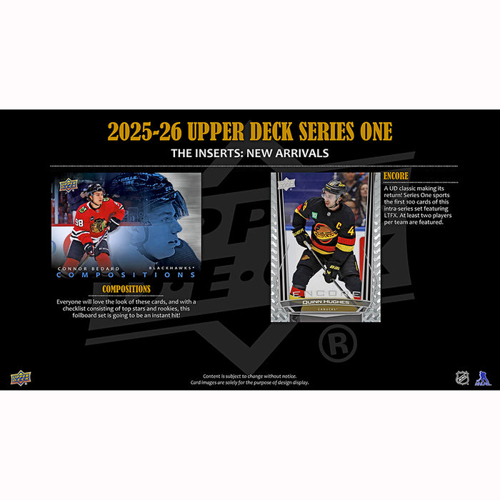 2025-26 Upper Deck Series 1 Blaster Box