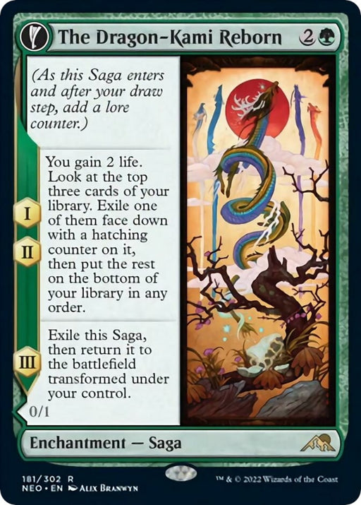 Image for The Dragon-Kami Reborn (181) (NEO) - Magic: The Gathering