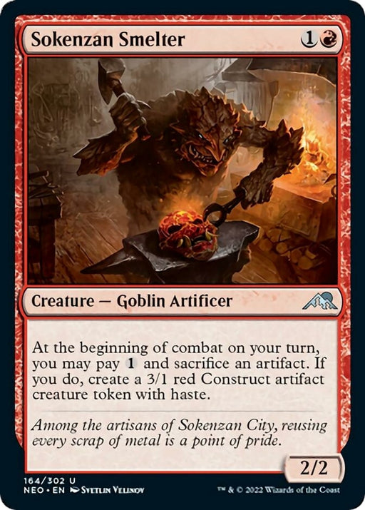 Image for Sokenzan Smelter (164) (NEO) - Magic: The Gathering
