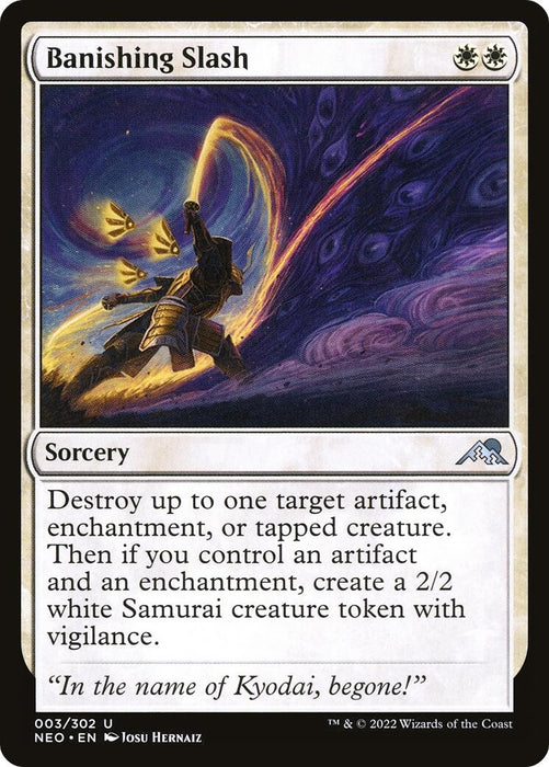 Image for Banishing Slash (3) (NEO) - Magic: The Gathering