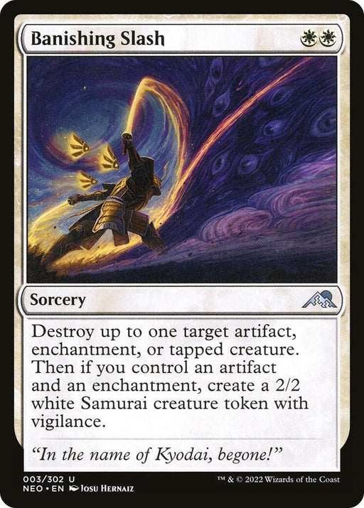 Image for Banishing Slash (3) (NEO) - Magic: The Gathering