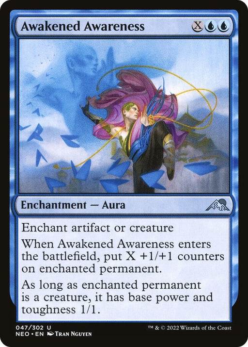 Image for Awakened Awareness (47) (NEO) - Magic: The Gathering