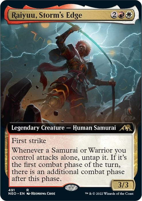 Image for Raiyuu, Storm's Edge (Extended Art) (491) (NEO) - Magic: The Gathering