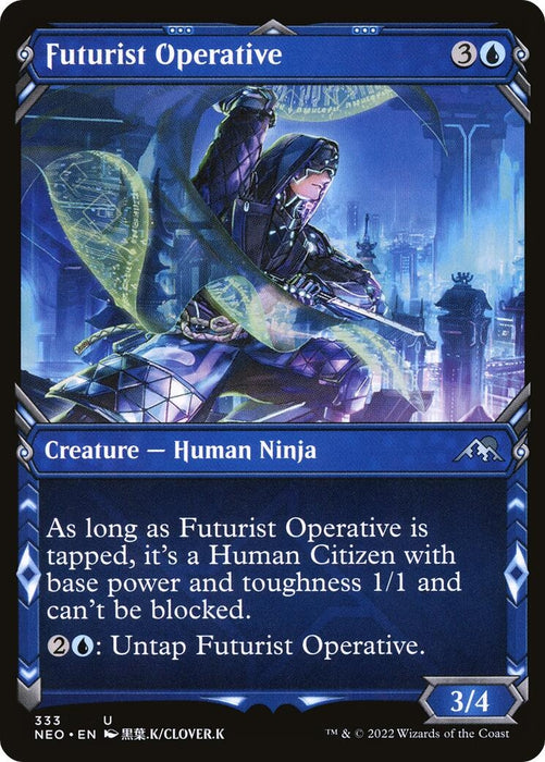 Image for Futurist Operative (Showcase) (333) (NEO) - Magic: The Gathering