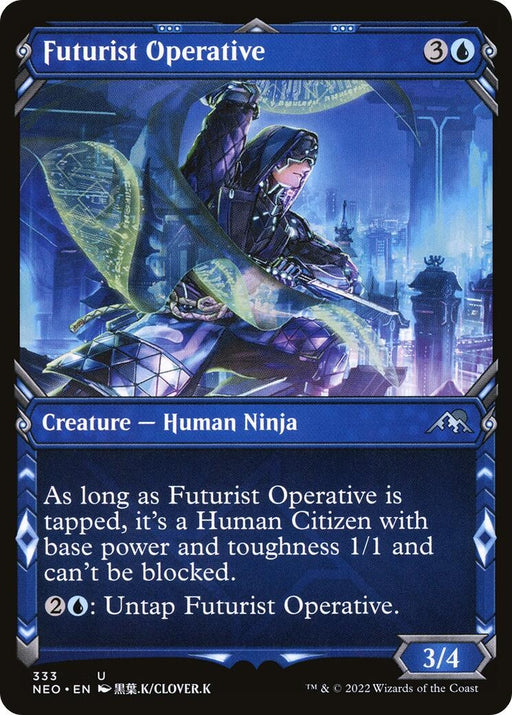 Image for Futurist Operative (Showcase) (333) (NEO) - Magic: The Gathering