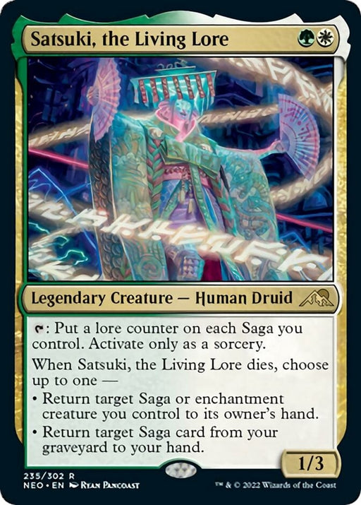 Image for Satsuki, the Living Lore (235) (NEO) - Magic: The Gathering