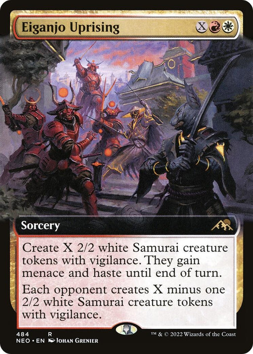 Image for Eiganjo Uprising (Extended Art) (484) (NEO) - Magic: The Gathering