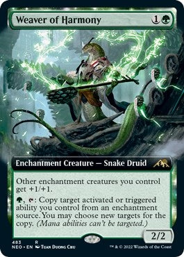 Image for Weaver of Harmony (Extended Art) (483) (NEO) - Magic: The Gathering
