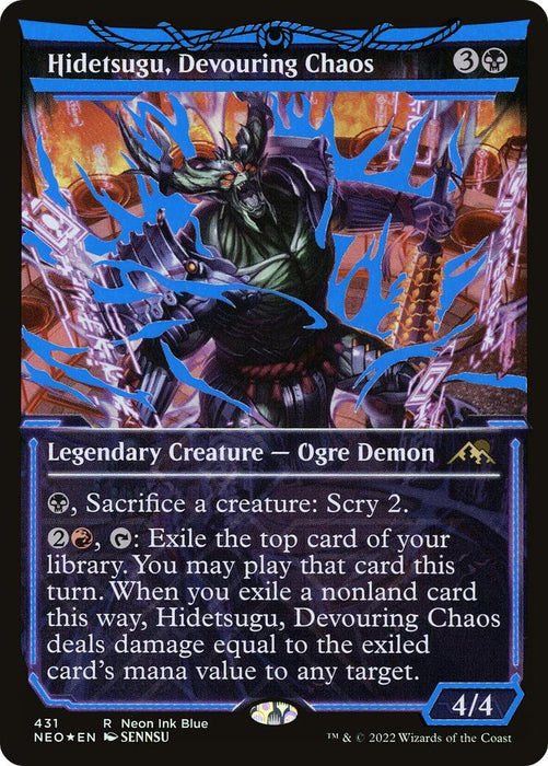 Hidetsugu, Devouring Chaos (Neon Blue) (431) (NEO)